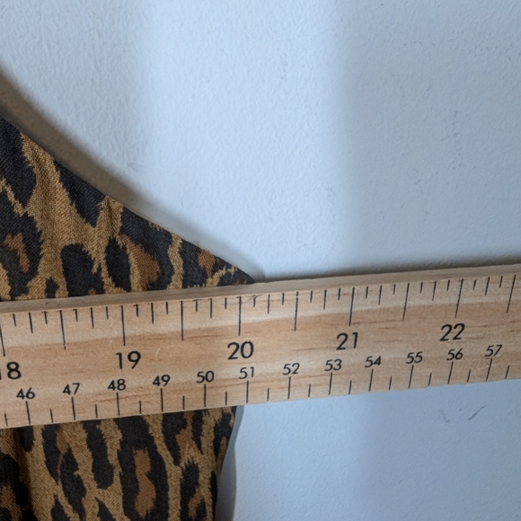 Vintage Jones New York Sport Leopard Maxi Dress Size 14 - Picture 4 of 7